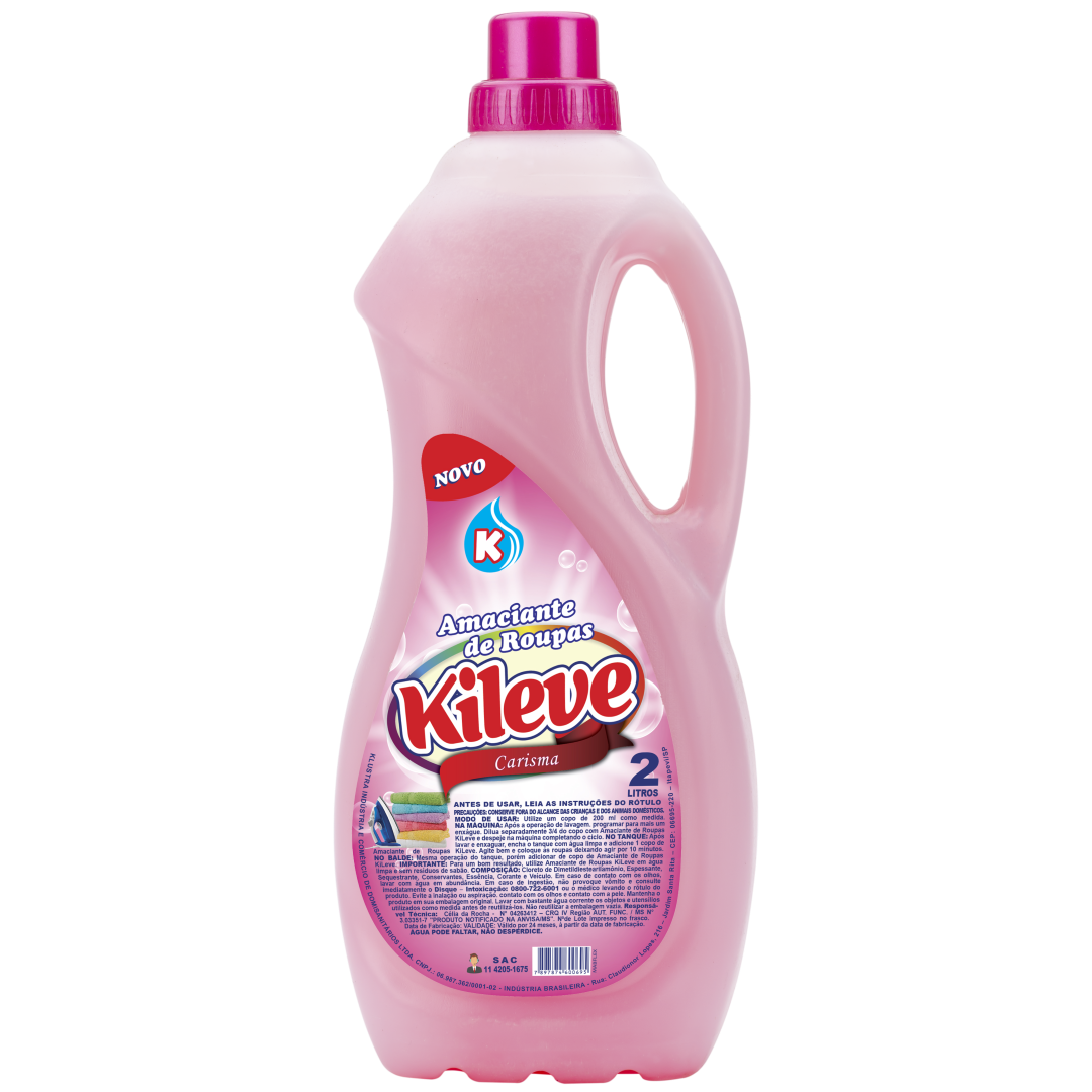 Amaciante de Roupas Kileve 2L Carisma