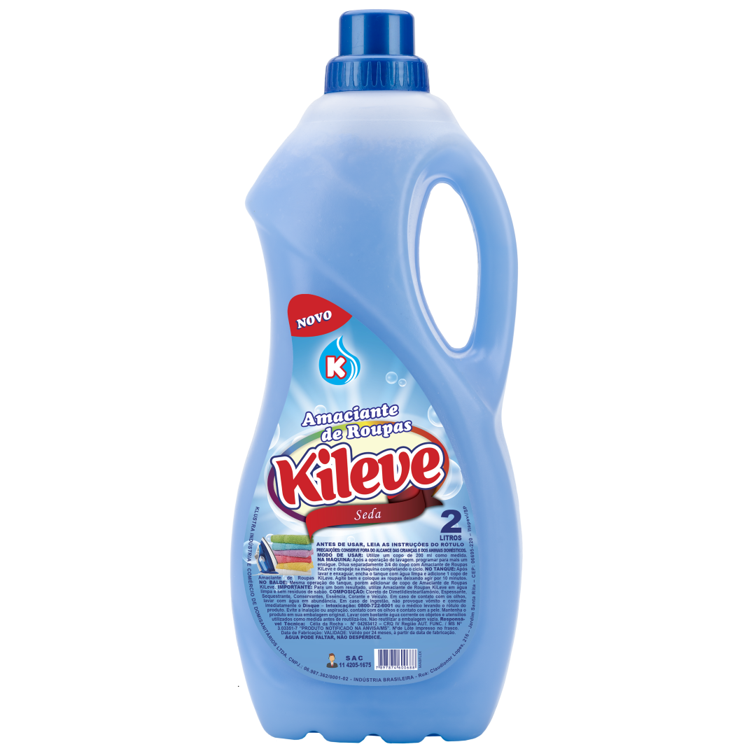 Amaciante de Roupas Kileve 2L Seda